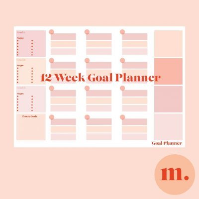 FB goal planner Plaque
